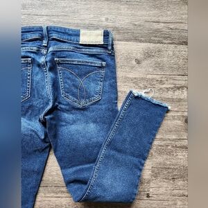 Calvin Klein Dark Wash Ankle Skinny Denim Jeans